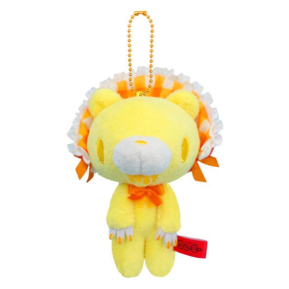Gloomy Bear | Mascot Holder Plush keychain Key Ring Bag Charm H12.5×W9×D6.6cm (Classical Bonnet-Orange)