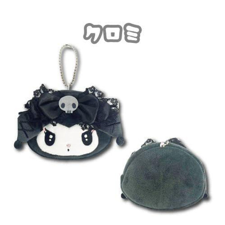 SANRIO | Kuromi Mini Face Pouch 40 x 120 x 90mm (Meroclo)