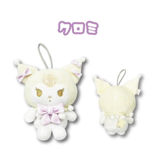 SANRIO | Kuromi Mini Plush Keychain Bag Charm 110mm Approx. (White)