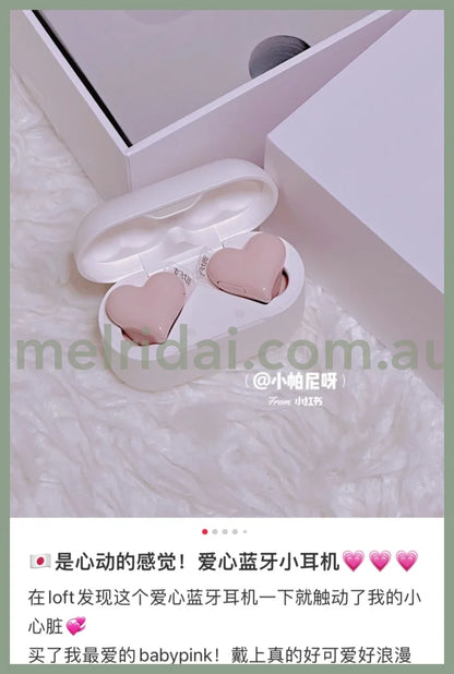 Heartbudsheart Shaped Wireless Earphones