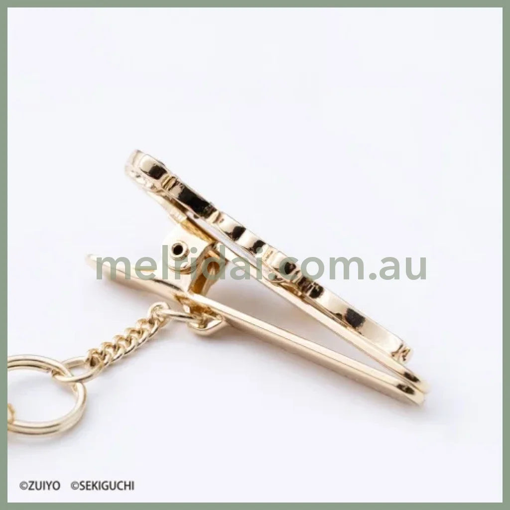 Heidi X Monchhichi | 50Th Anniversary Mental Bag Key Clip Keychain 2.3Cm 4.7Cm（Yuki-Chan