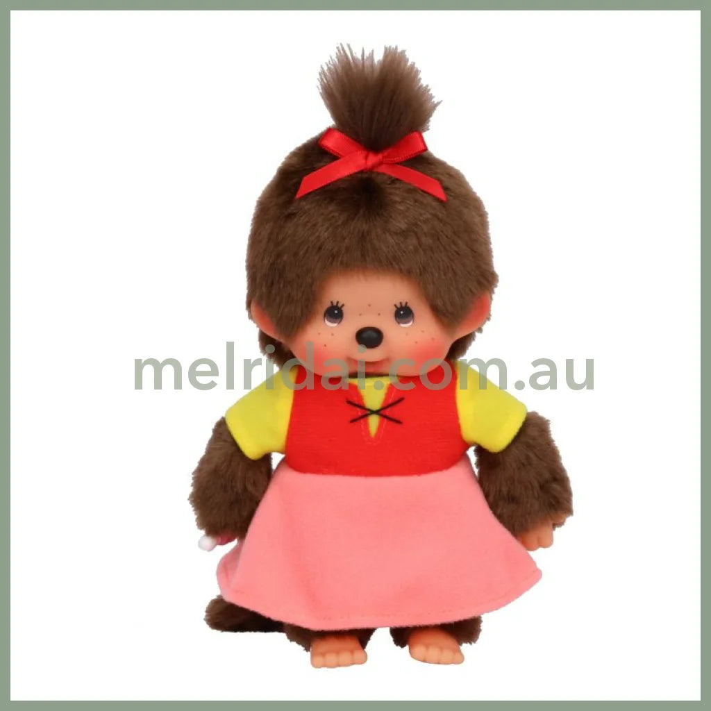 Heidi x Monchichi | Plush Toy Plush Doll H21.5×W13×D7.5cm (Girl)
