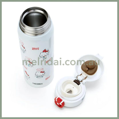 Hello Kitty × Thermosstainless Bottle White 500Ml X