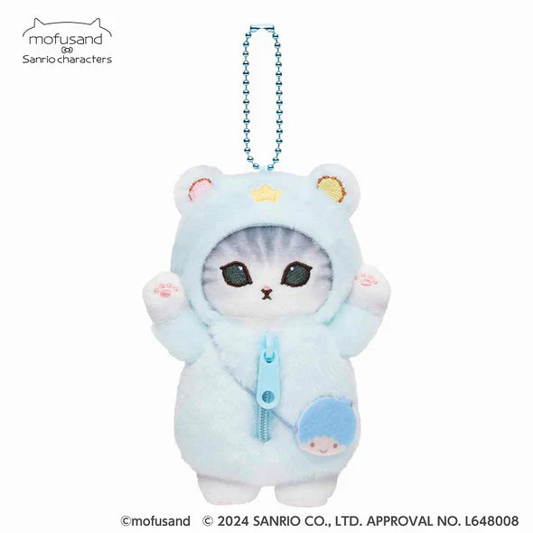 Mofusand X Sanrio | Mascot Holder Keychain Part1 Approx.13Cm 猫福 三丽鸥合作联名款