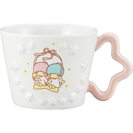 SANRIO | Little Twin Stars Kiki & Lala Mug Star-shaped Handle 125x95x75mm
