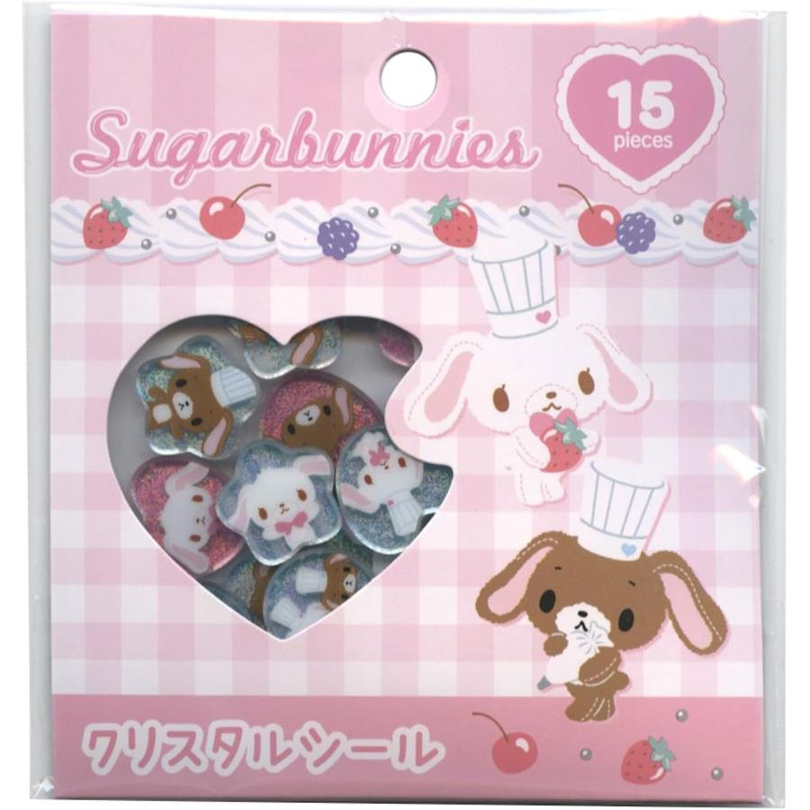 SANRIO | Sugarbunnies Crystal Seal 19×19×2mm (Pink)