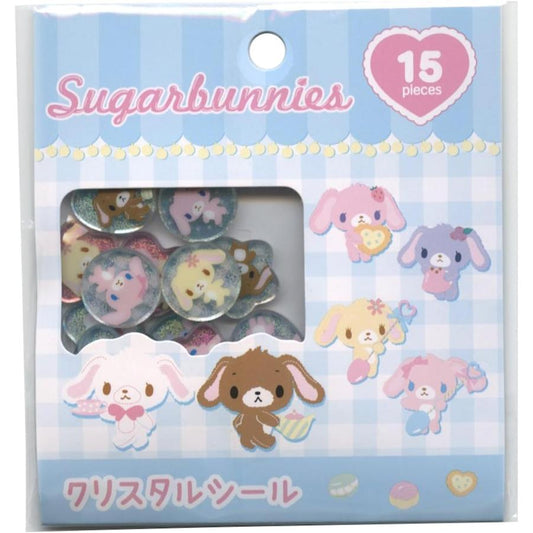 SANRIO | Sugarbunnies Crystal Seal 19×19×2mm (Blue)