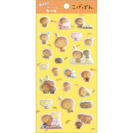SAN-X | Kogepan Squishy Sticker 200x95mm (Universe San-X Town More!)