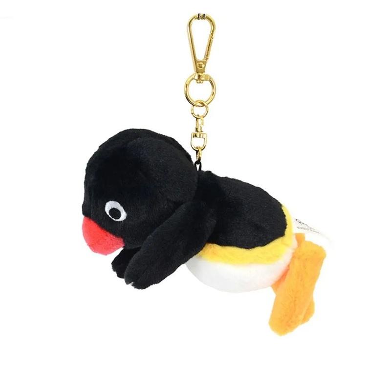 Pingu | Lying Down Mascot Plush Keychain Bag Charm 75x140x60mm