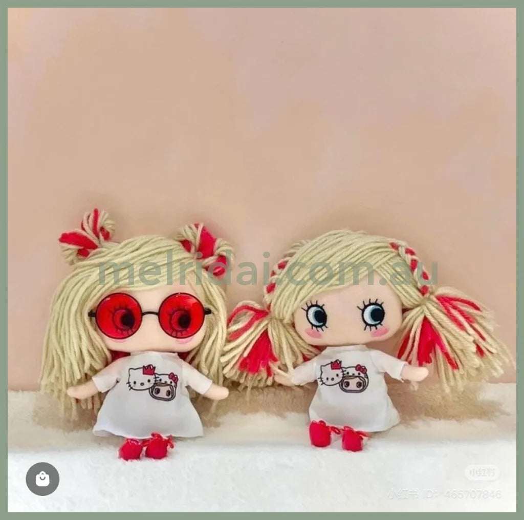 Ilemer X Hello Kitty | 50Th Anniversary Plush Doll/Keychain 18Cm (Limited)