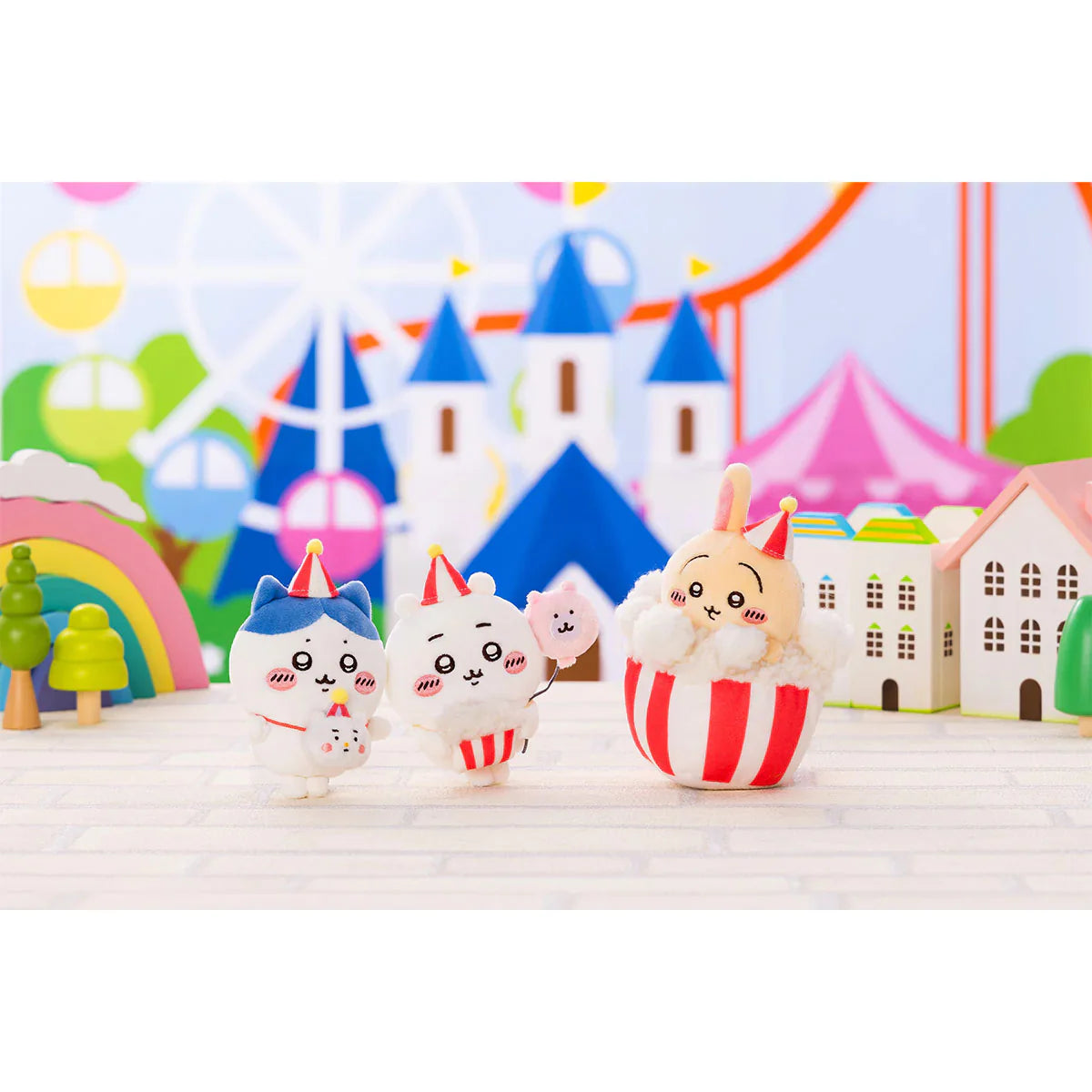 Chiikawa | Mascot Holder Plush Keychain 吉伊卡哇 玩偶挂件/包挂/钥匙链（游乐园系列）