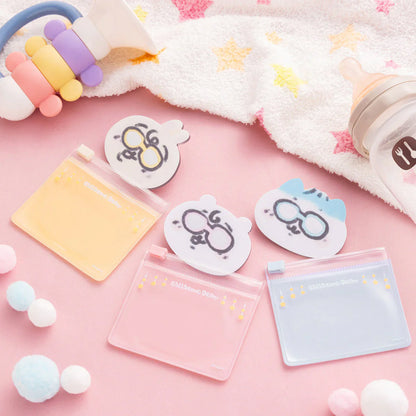 CHIIKAWA | Hachiware Mini Acrylic Mirror with Pouch 65×65mm (Chiikawa Baby)