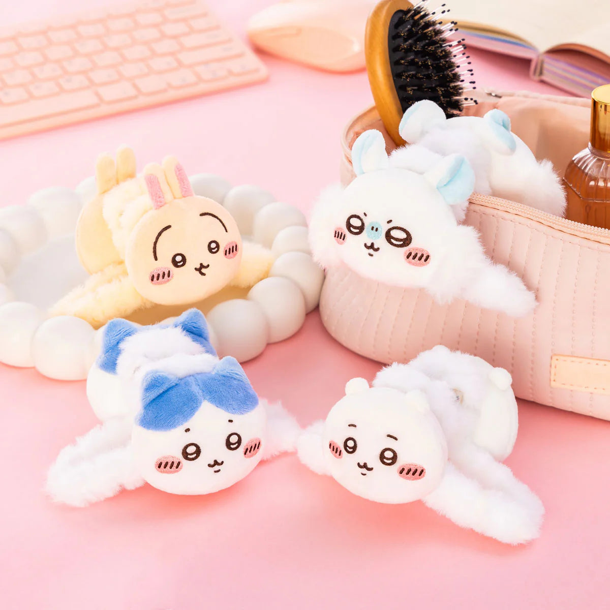 CHIIKAWA | Chiikawa Fluffy Mascot Hair Claw Clip 70×120×90mm