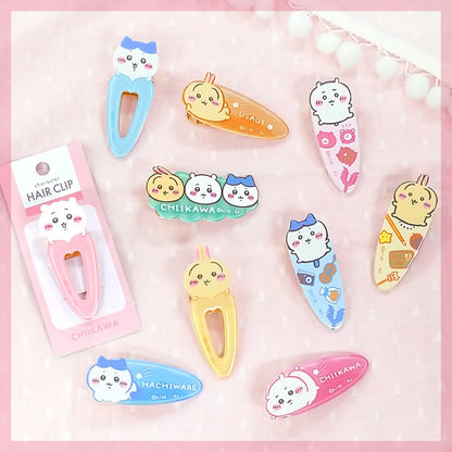 CHIIKAWA | Chiikawa & Hachiware & Usagi Acrylic Hair Clip 70×30×15mm
