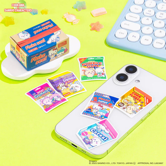 Chiikawa x Sanrio | Boxed Flake Stickers 27x60x43mm (Supermarket)