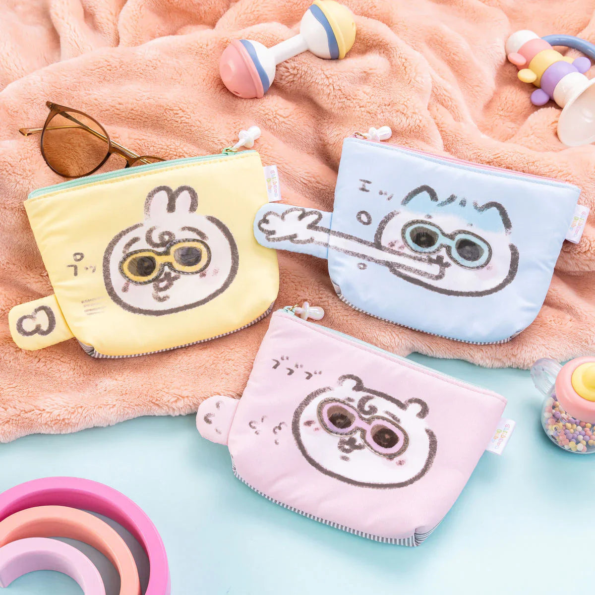 CHIIKAWA | Chiikawa Pocket Tissue Pouch with Zipper 120x180x30mm (Chiikawa Baby)