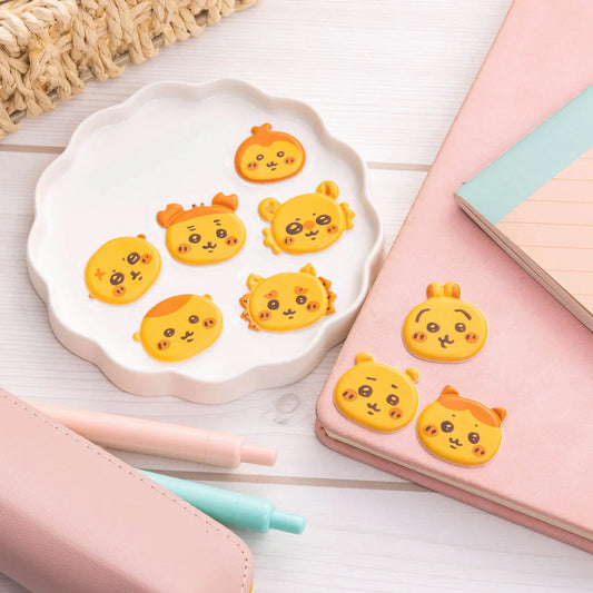 CHIIKAWA | Bakery Puffy Flake Stickers 18 pieces (Little Bread)