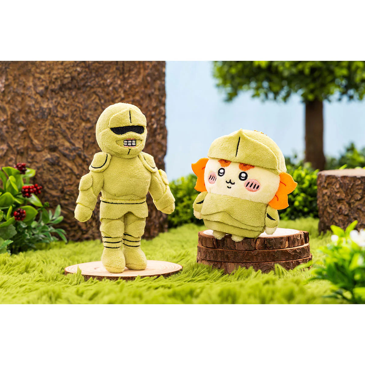 CHIIKAWA | Ramen Armor Mr. Doll Hanging Decoration Keychain Bag Charm Mascot Holder 165×115×40mm