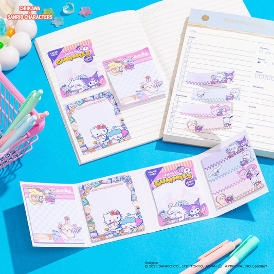 Chiikawa x Sanrio | Sticky Notes 80x65mm (Supermarket)