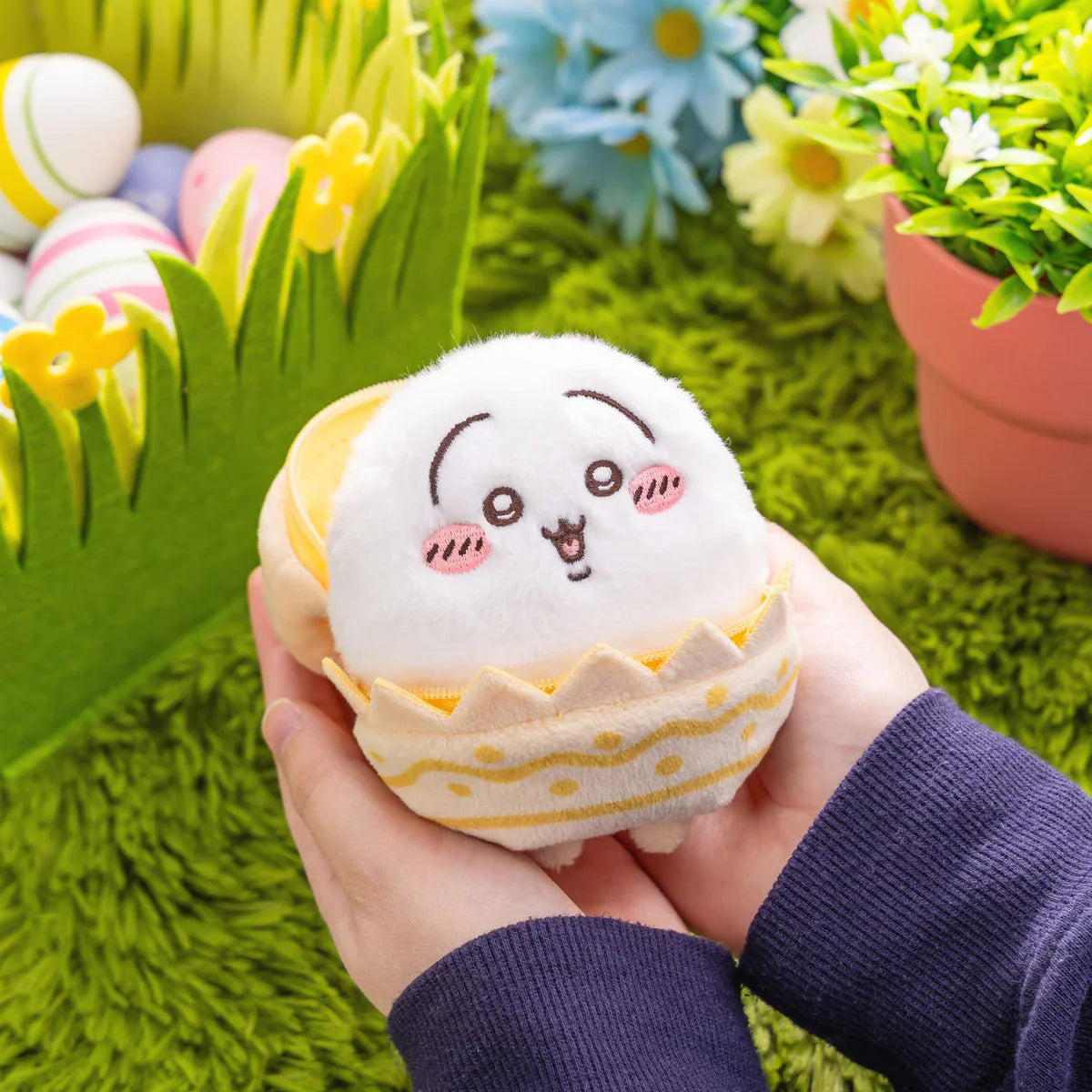 CHIIKAWA | Usagi Mascot Holder Plush Keychain H140×W80×D50mm (Easter)