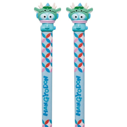 SANRIO | Hangyodon Wooden Chopsticks With Mascot non-slip 21cm (Zodiac)
