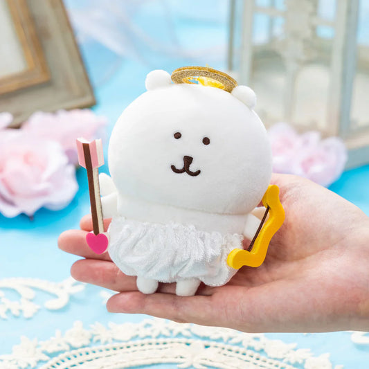 Nagano Characters | Fuwapata Angel Mascot Bag Charm Keychain 110×110×50mm (Bear)