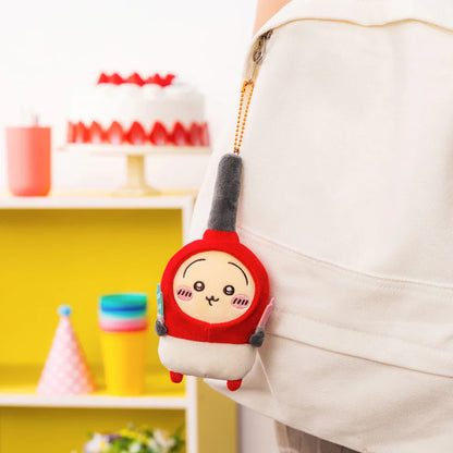 CHIIKAWA | Usagi Mascot Holder Plush Keychain Bag Charm 120×85×55mm (Whip Birthday)