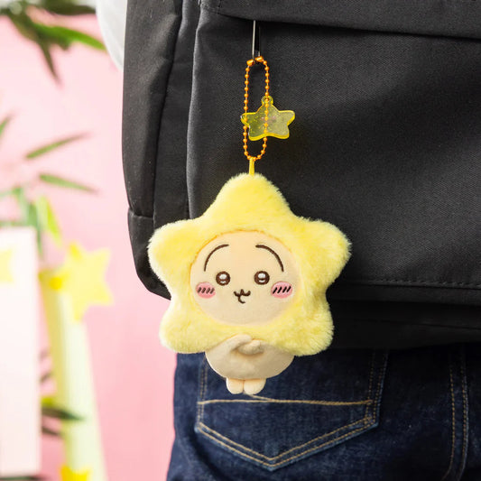 CHIIKAWA | Usagi Mascot Holder Plush Keychain Bag Charm 120×110×50mm (Make A Wish To Star)