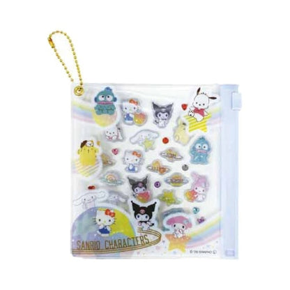 SANRIO | Sanrio Characters Mini Deco Sticker & Slide Case with Ball Chain 105×110×10mm