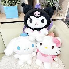 Sanrio | Howahowa Plush Backpack 32Cm×18Cm×28Cm (Hello Kitty)