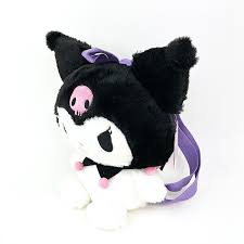 Sanrio | Howahowa Plush Backpack 32Cm×18Cm×28Cm (Kuromi)