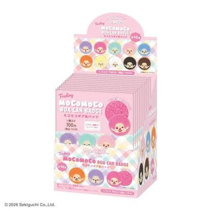 Monchhichi | Secret Fluffy Can Badge 56×5mm Blind Box (Colors Funny Face)