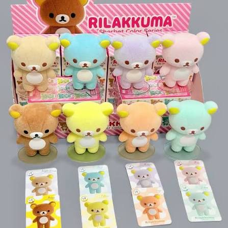 San-X | Rilakkuma Sherbet Color Series Blind Box Secret Figure 120×90×75mm