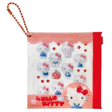 SANRIO | Hello Kitty Mini Deco Sticker & Slide Case with Ball Chain 105×110×10mm