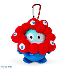 SANRIO | Hangyodon Plush Keychain With Carabiner 130×120×90 mm (EXPO2025 Myaku-Myaku)