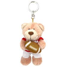 Nici 10Cm Bear With Rugby Keychain