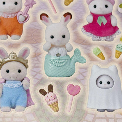 Sylvanian Families Baby Collection Complete Sticker Book (92 Pieces)