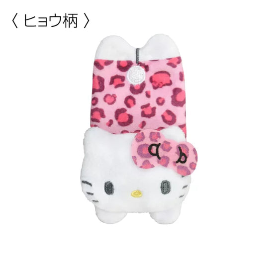 SANRIO | Huge Hello Kitty Hair Accessories Hair Clips 62×110mm (Pink Leopard Print)
