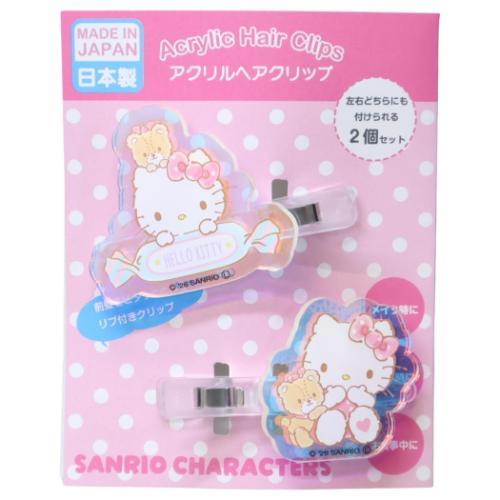SANRIO | Hello Kitty Aurora Acrylic Hair Clip Set 40×40mm