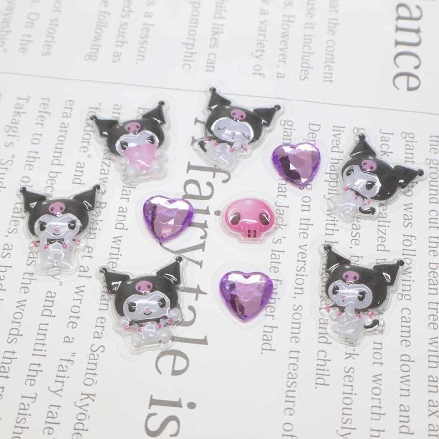 SANRIO | Kuromi Petit Parts Flake Stickers 75x130mm
