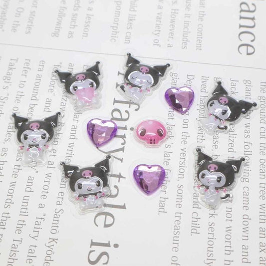 SANRIO | Kuromi Petit Parts Flake Stickers 75x130mm