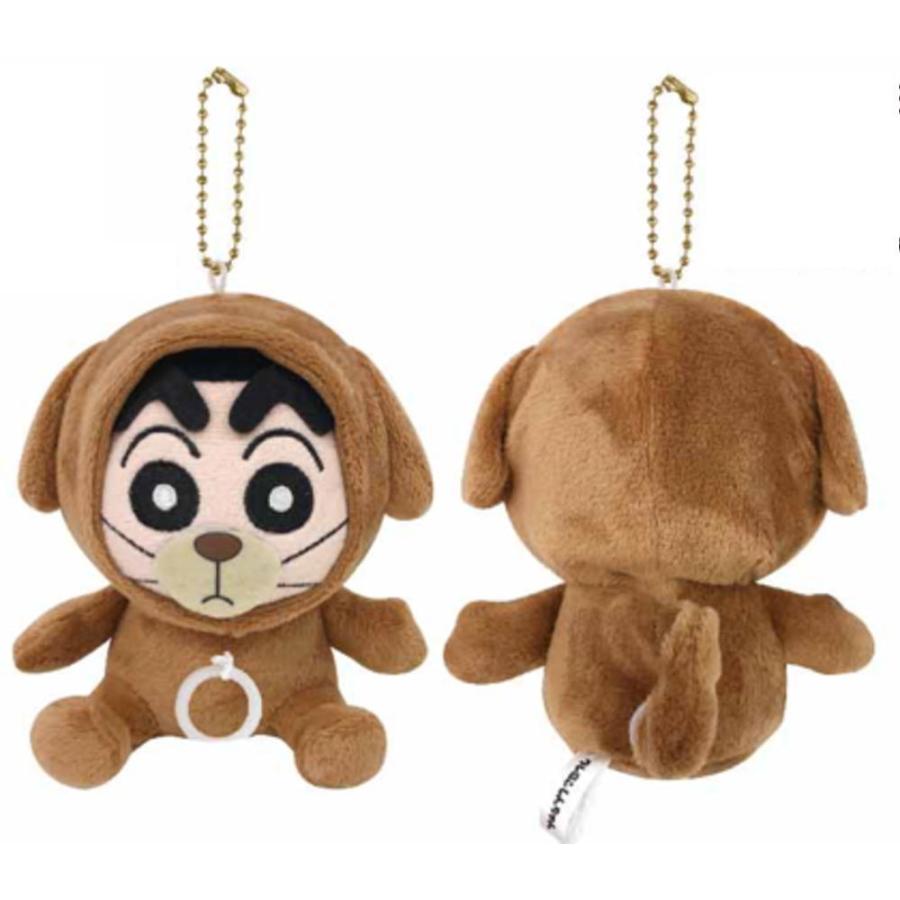 Crayon Shin-chan | Tail-shaking Mascot Holder Plush Keychain Bag Charm H120×W95×D95mm (Dog)