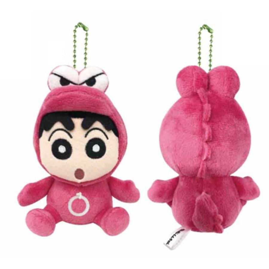 Crayon Shin-chan | Tail-shaking Mascot Holder Plush Keychain Bag Charm H120×W95×D95mm (Waniyama)