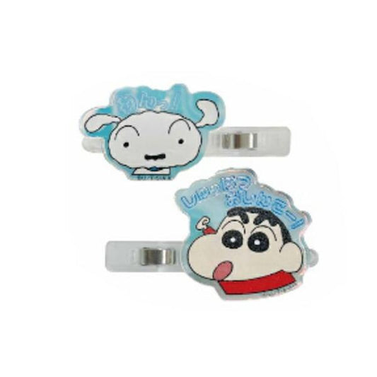 【Made in Japan】Crayon Shin-chan | Aurora Acrylic Hair Clip Set Crayon Shin-chan & Shiro