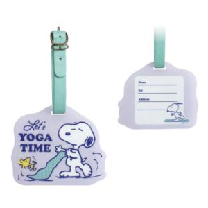 PEANUTS | Snoopy Acrylic Luggage Tag H82×W98×D3mm (Yoga Time)