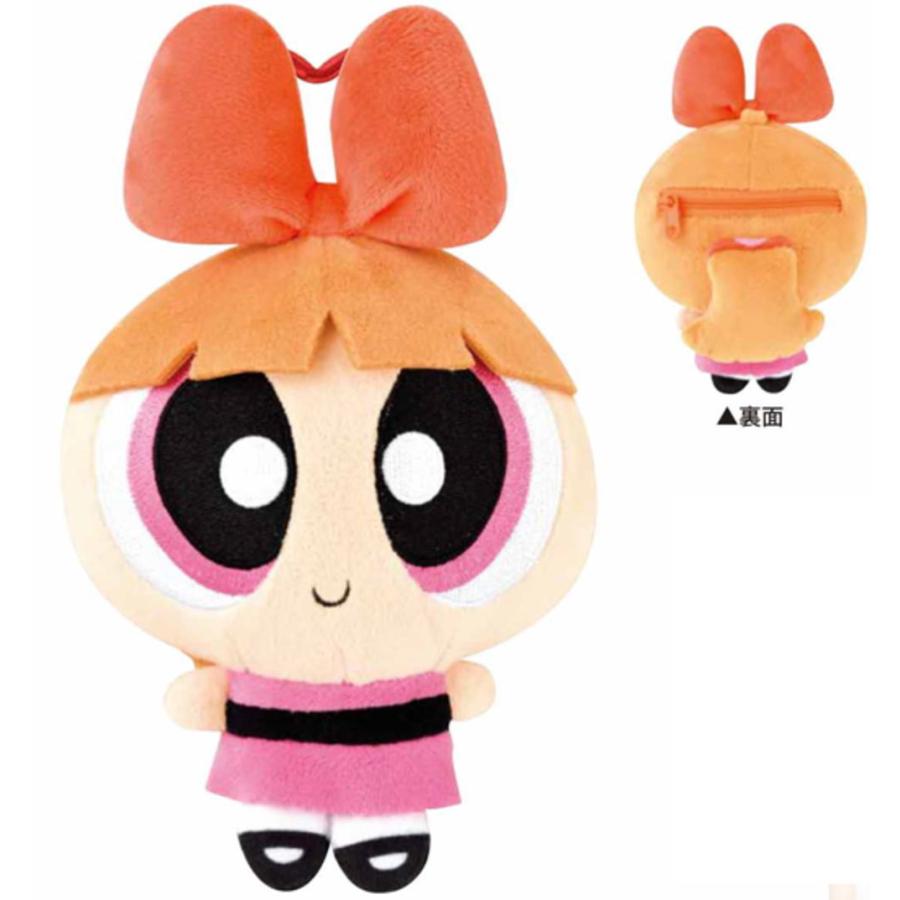 The Powerpuff Girls | Plush Pouch Keychain Mascot Holder 170x170x130cm (Blossom)