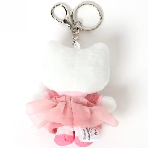 Me% x Hello Kitty | Mini Mascot Holder Plush Keychain 13cm 4th Ver. (Cherry Blossoms)