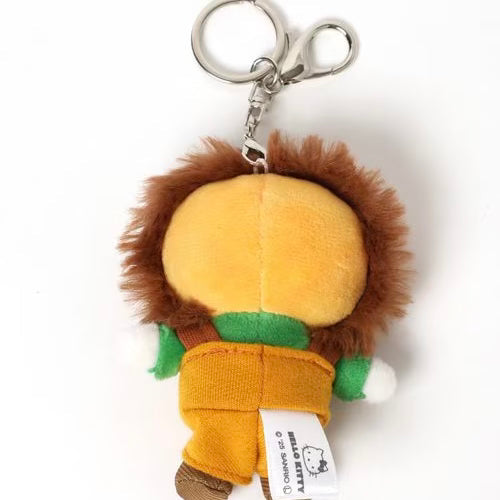【Limit 1 / Customer】Me% x Hello Kitty | Mini Mascot Holder Plush Keychain 13cm 4th Ver. (Lion)
