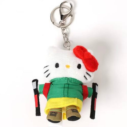 Me% x Hello Kitty | Mini Mascot Holder Plush Keychain 13cm 4th Ver. (Mountain Climbing)