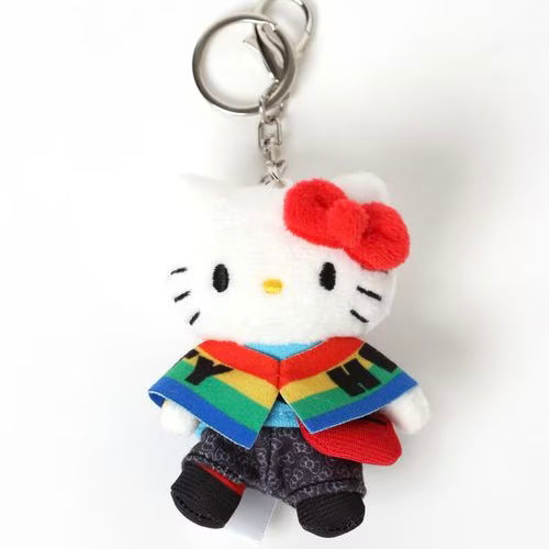Me% x Hello Kitty | Mini Mascot Holder Plush Keychain 13cm 4th Ver. (Festival)